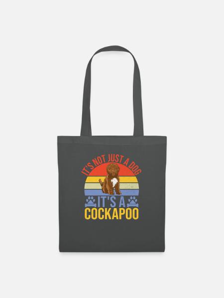 Cockapoo Gifts - Stoffbeutel - Graphite