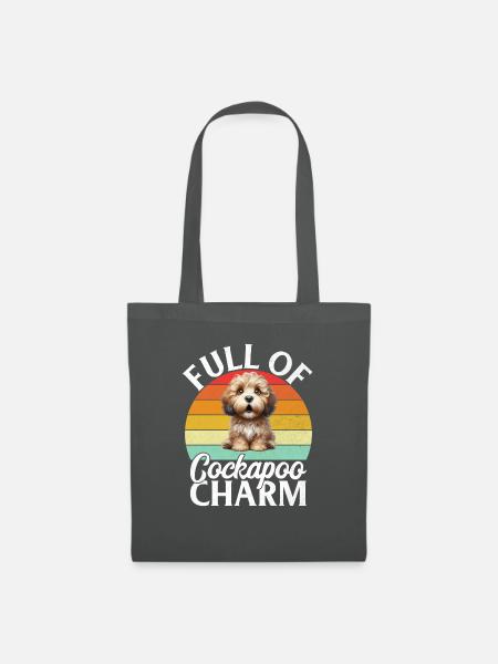 Cockapoo Gifts - Stoffbeutel - Graphite
