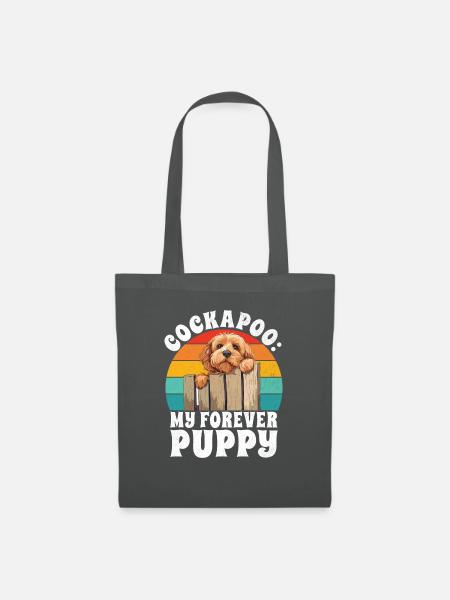 Cockapoo Gifts - Stoffbeutel - Graphite