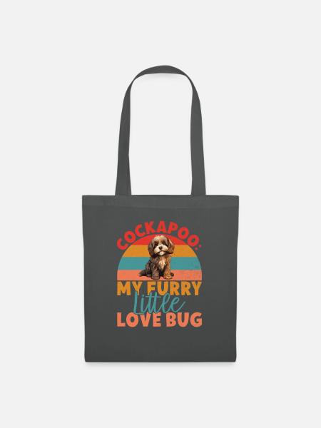Cockapoo Gifts - Stoffbeutel - Graphite