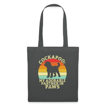 Cockapoo Gifts - Stoffbeutel - Graphite - Vorne