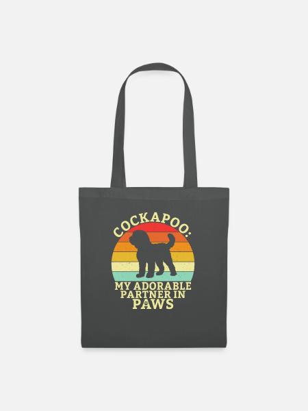 Cockapoo Gifts - Stoffbeutel - Graphite