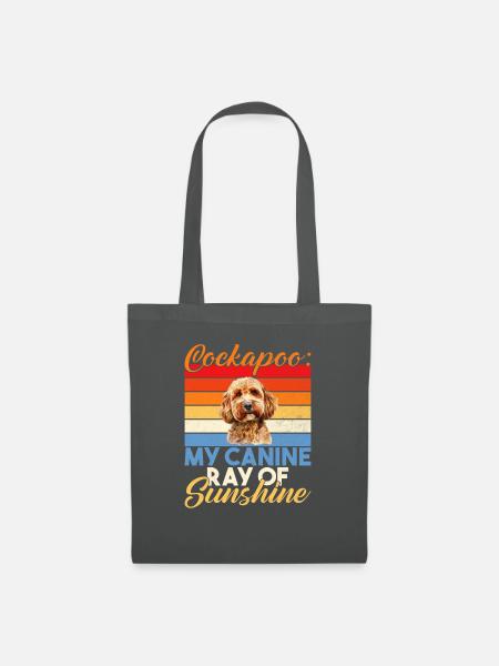 Cockapoo Gifts - Stoffbeutel - Graphite