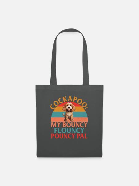 Cockapoo Gifts - Stoffbeutel - Graphite