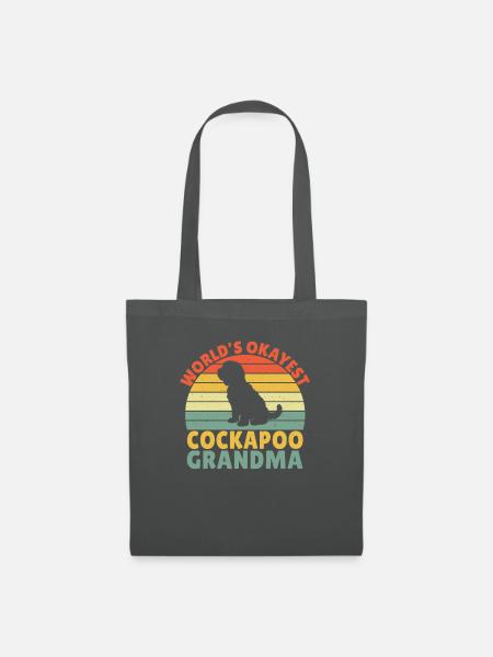 Cockapoo Gifts - Stoffbeutel - Graphite
