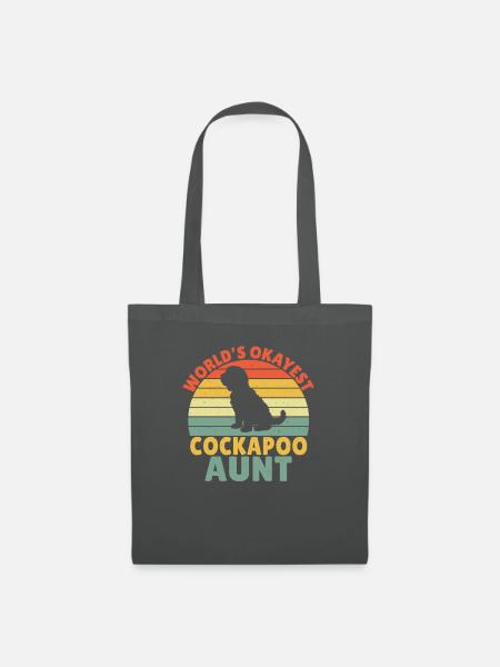 Cockapoo Gifts - Stoffbeutel - Graphite