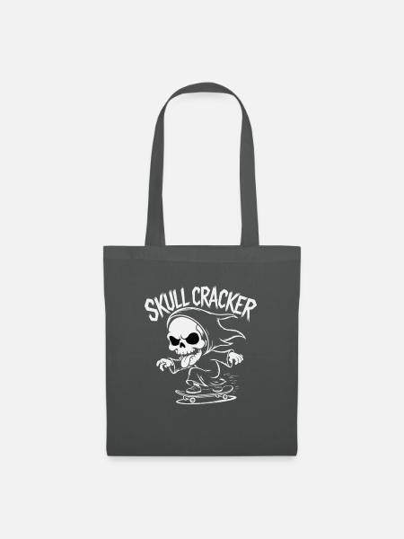 SCHÄDEL-CRACKER - Stoffbeutel - Graphite
