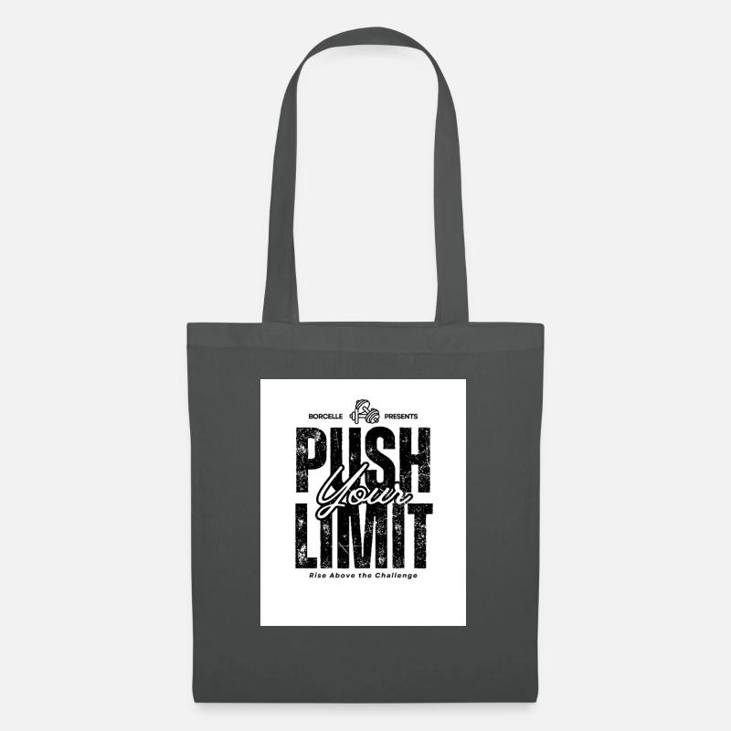 Push your Limit - Stoffbeutel - Graphite