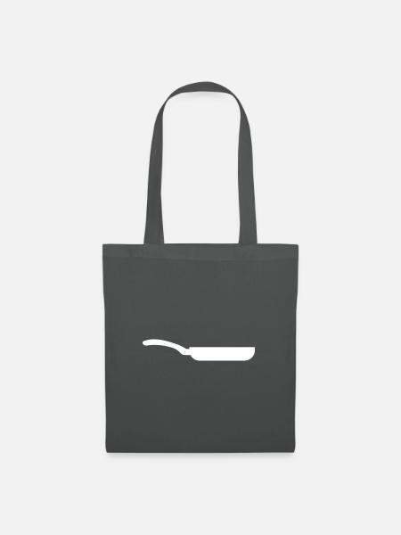 Pfanne Icon - Stoffbeutel - Graphite