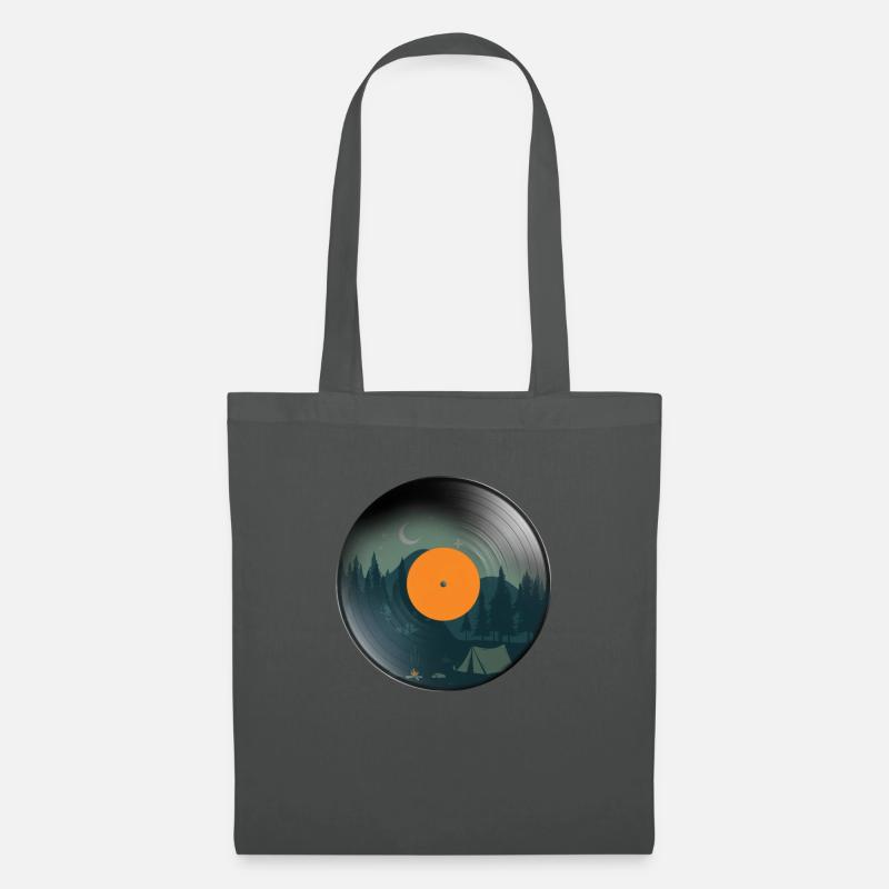 Vintage Vinyl - Stoffbeutel - Graphite