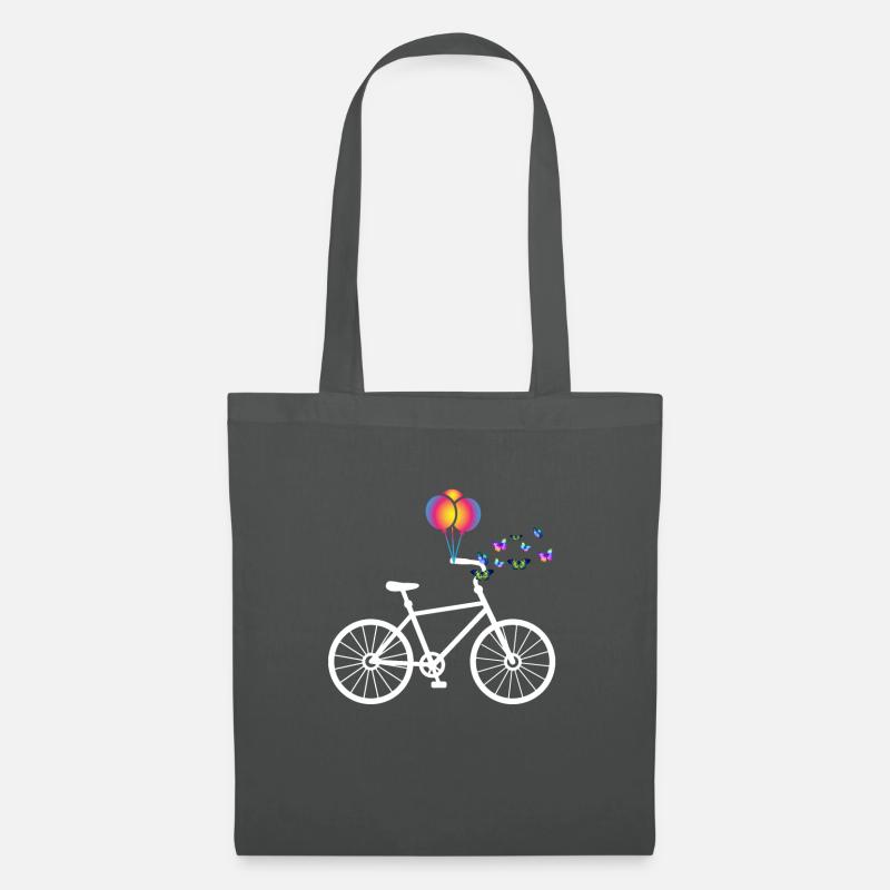 Fahrrad - Stoffbeutel - Graphite