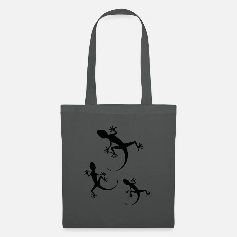 Geko - Stoffbeutel - Graphite