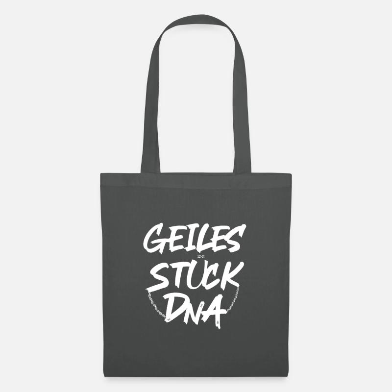 Geiles Stück DNA! - Beliebter Nerd Programmierer - Stoffbeutel - Graphite