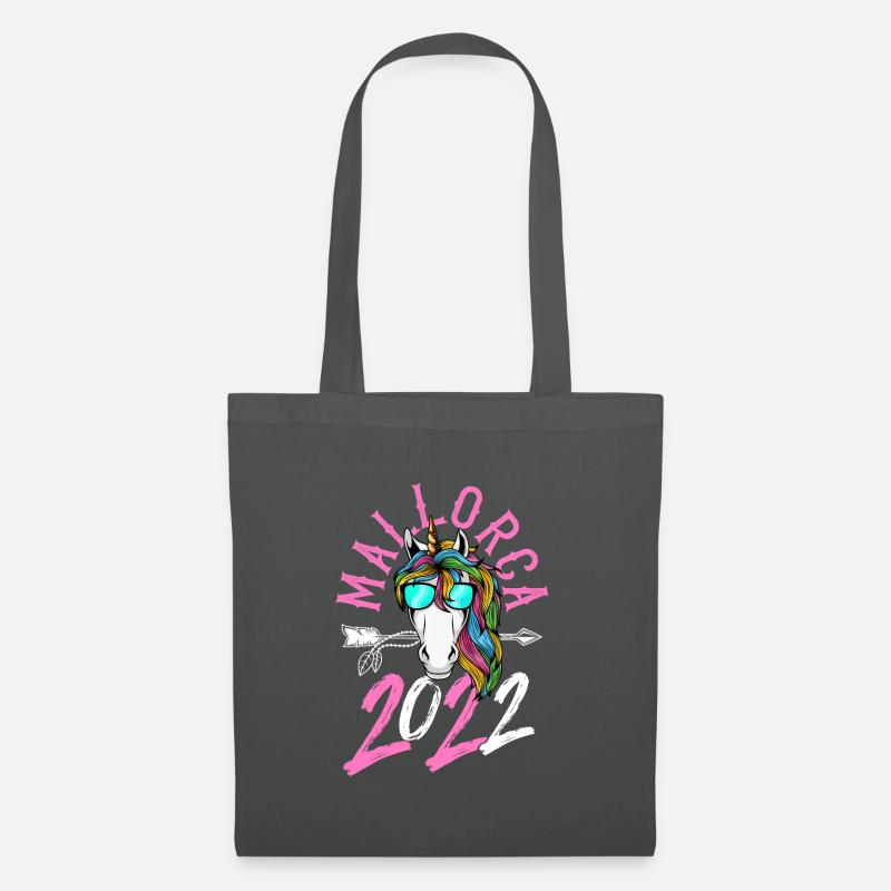 mallorca 2022 einhorn - Stoffbeutel - Graphite
