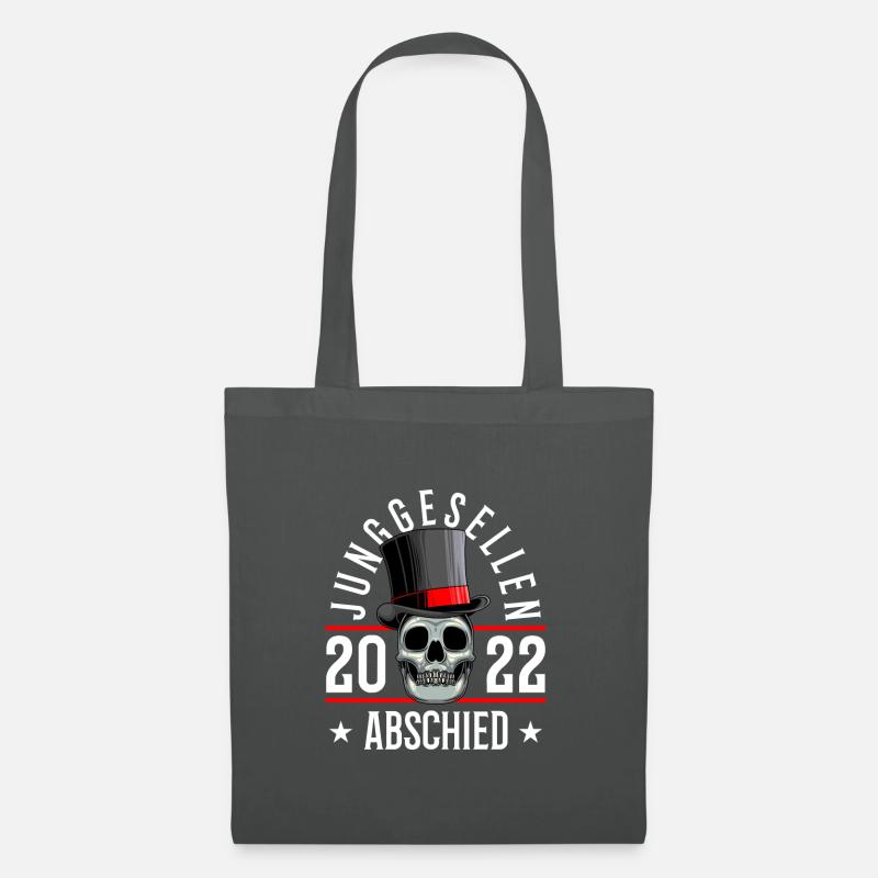 junggesellen abschied totenkopf 2022 - Stoffbeutel - Graphite