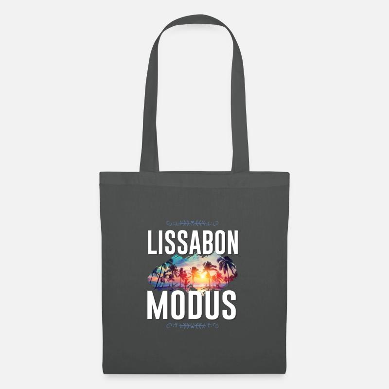 Lissabon Modus - Stoffbeutel - Graphite