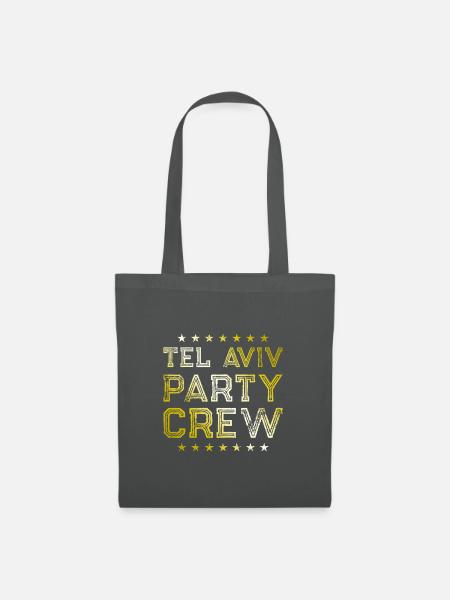 Tel Aviv Party Crew - Stoffbeutel - Graphite