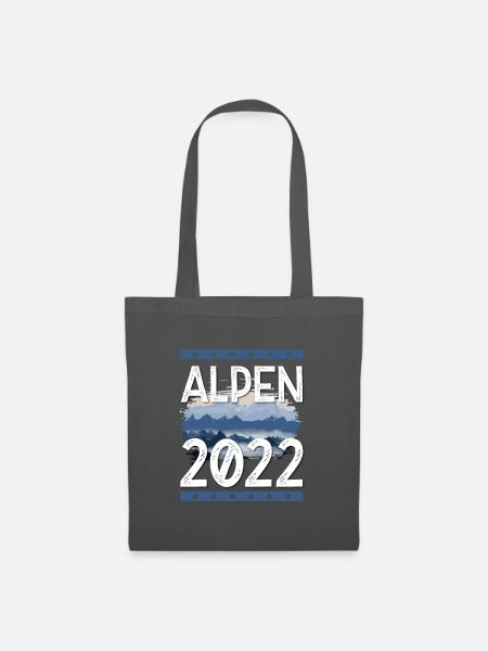 Alpen 2022 - Stoffbeutel - Graphite