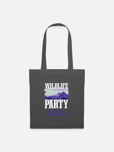 Wildlife Party Crew - Stoffbeutel - Graphite