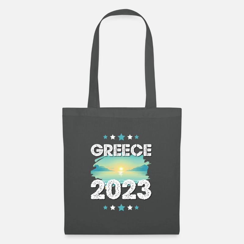 Greece 2023 - Stoffbeutel - Graphite
