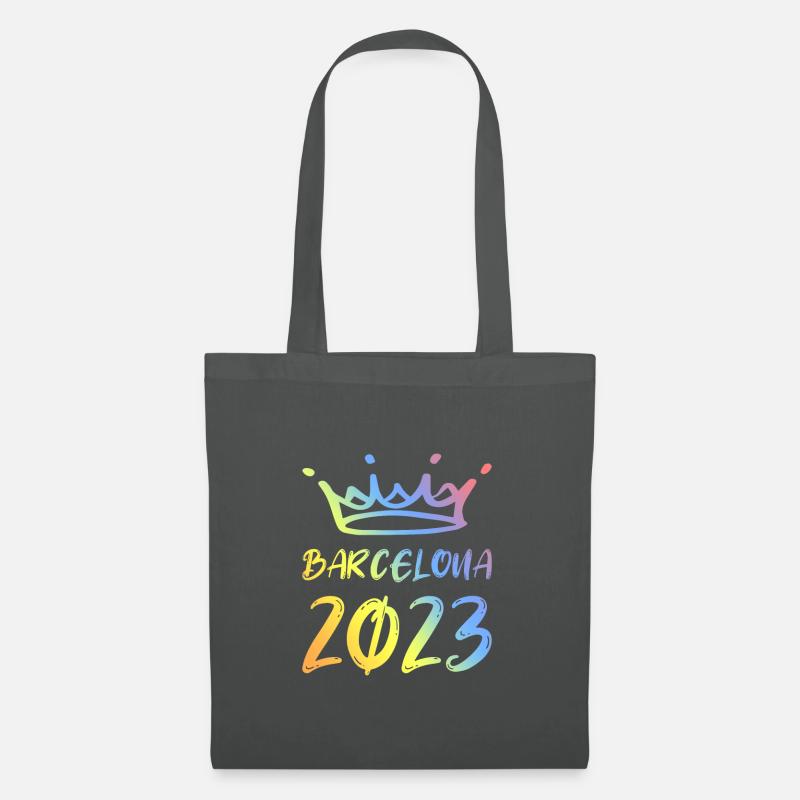 Barcelona 2023 - Stoffbeutel - Graphite