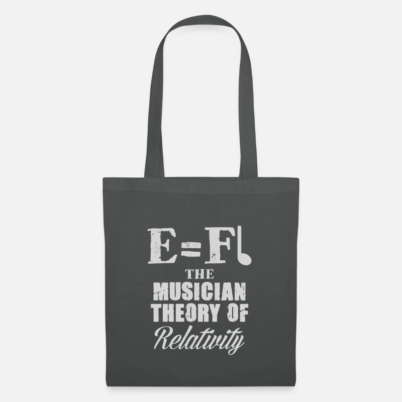 Funny Music Notes The Musicians Relativity - Stoffbeutel - Graphite
