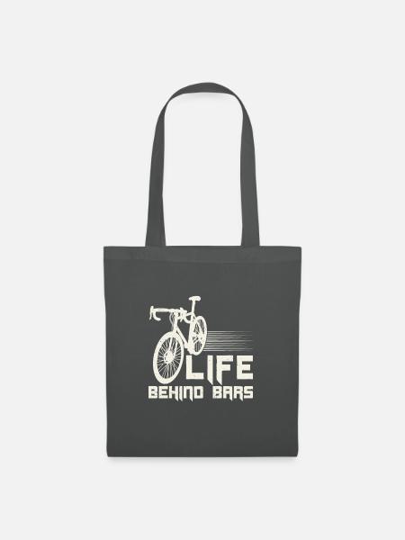 Funny Life Behind Bars - Stoffbeutel - Graphite
