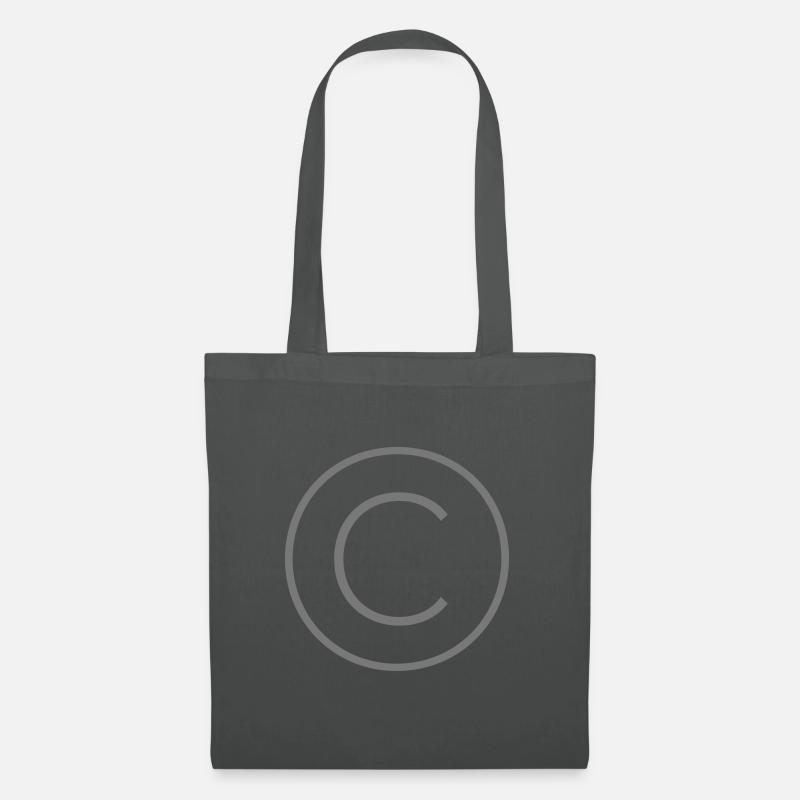 Copyright - Tote Bag - graphite grey