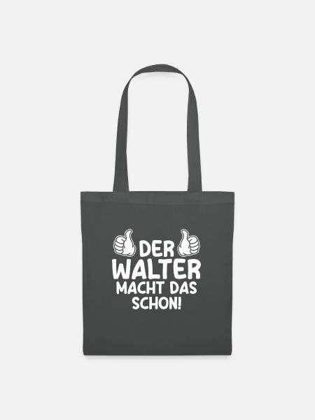Walter - Stoffbeutel - Graphite