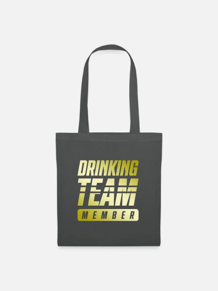 Drinking Team - Stoffbeutel - Graphite