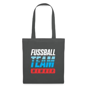 Fussball Team - Stoffbeutel - Graphite - Vorne