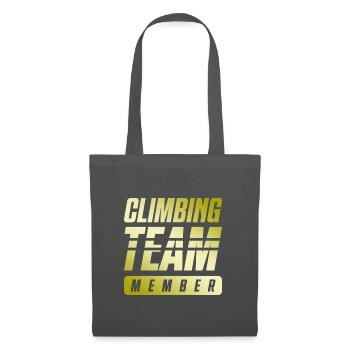 Climbing Team - Tote Bag - graphite grey - Front