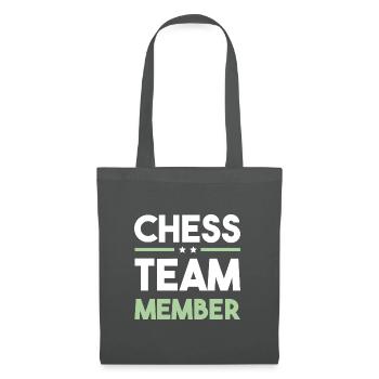 Chess Team - Tote Bag - graphite grey - Front
