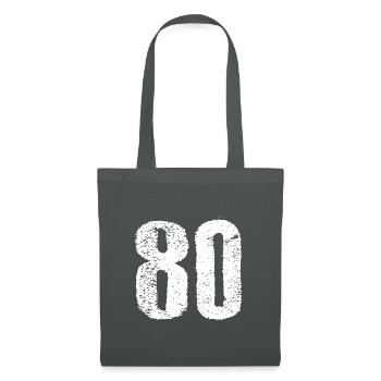 80 Number Vintage - Tote Bag - graphite grey - Front
