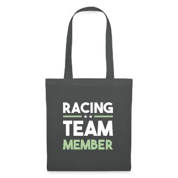 Racing Team - Tote Bag - graphite grey - Front