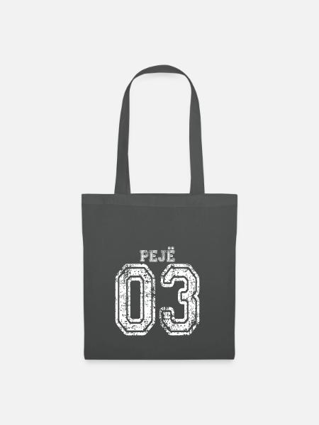 Peja, Peje 03 als Kosovo Albaner Geschenk - Stoffbeutel - Graphite