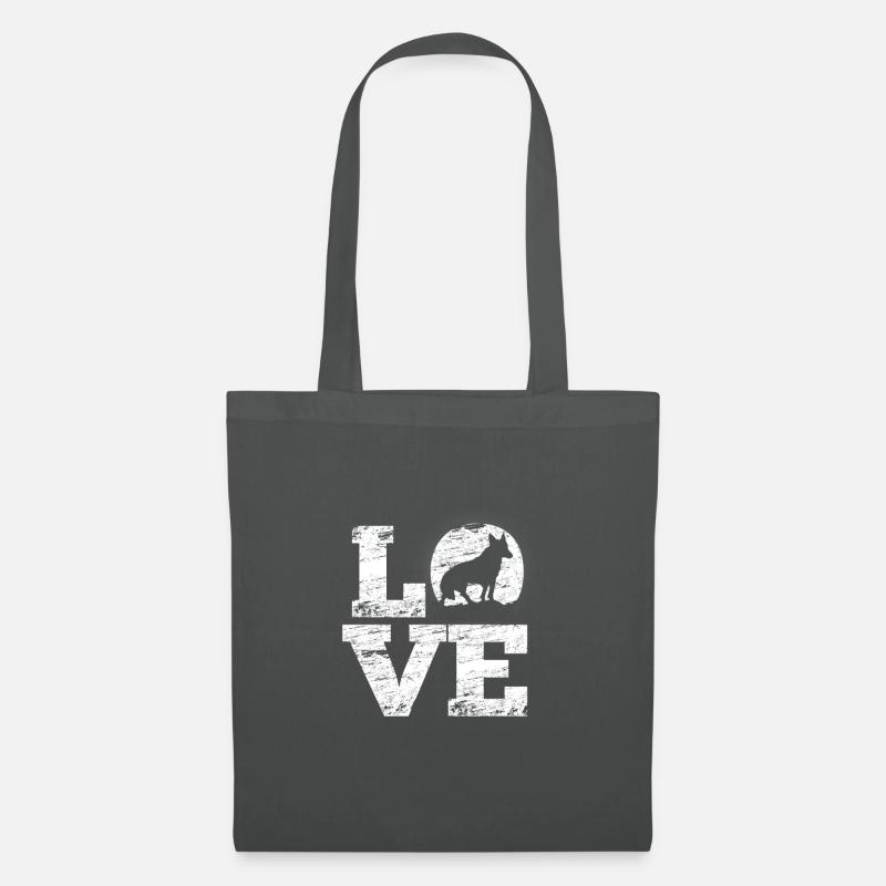 Fuchs Love Fox - Tote Bag - graphite grey