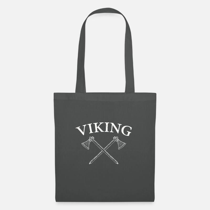 Wikinger Äxte Shirt - Stoffbeutel - Graphite