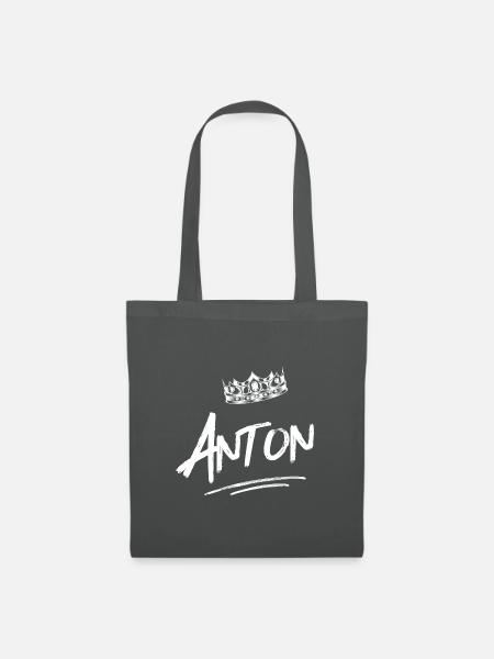Anton - Stoffbeutel - Graphite