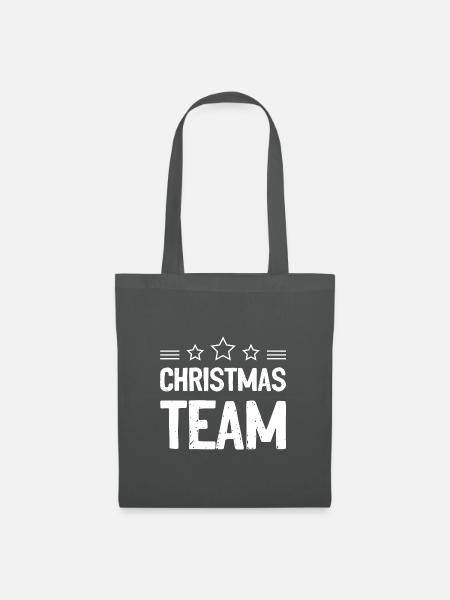 Christmas Team - Stoffbeutel - Graphite