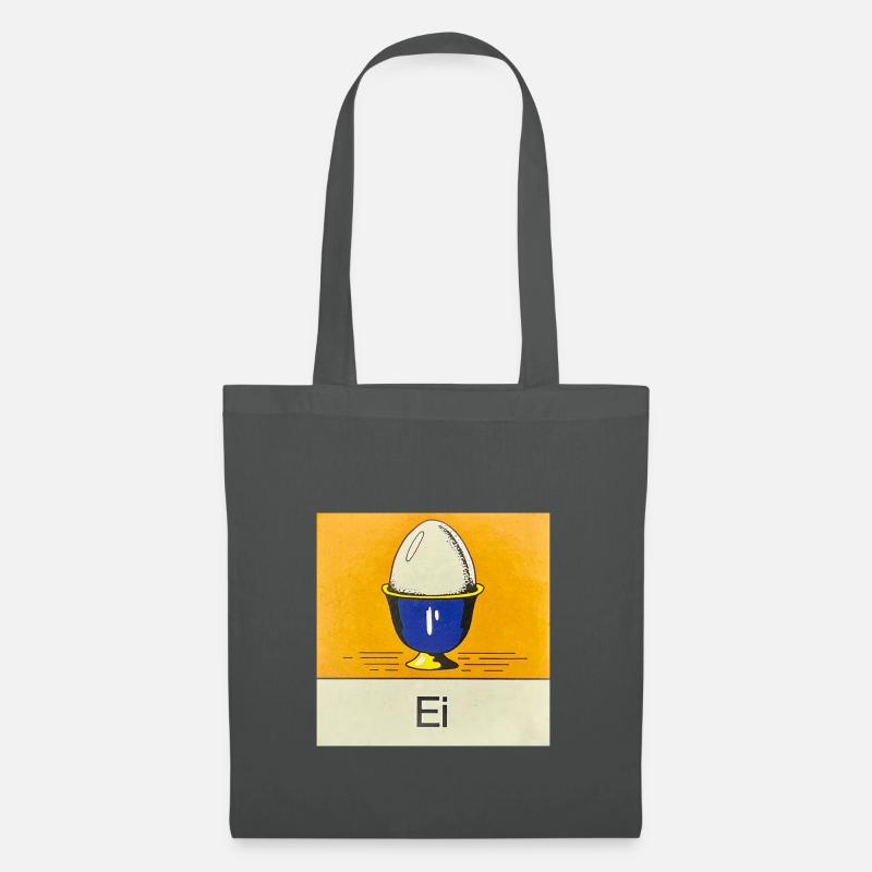 Ei - Stoffbeutel - Graphite