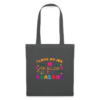 Cute Kindergarten Teacher School Teaching Teacher - Tote Bag - graphite grey - Front