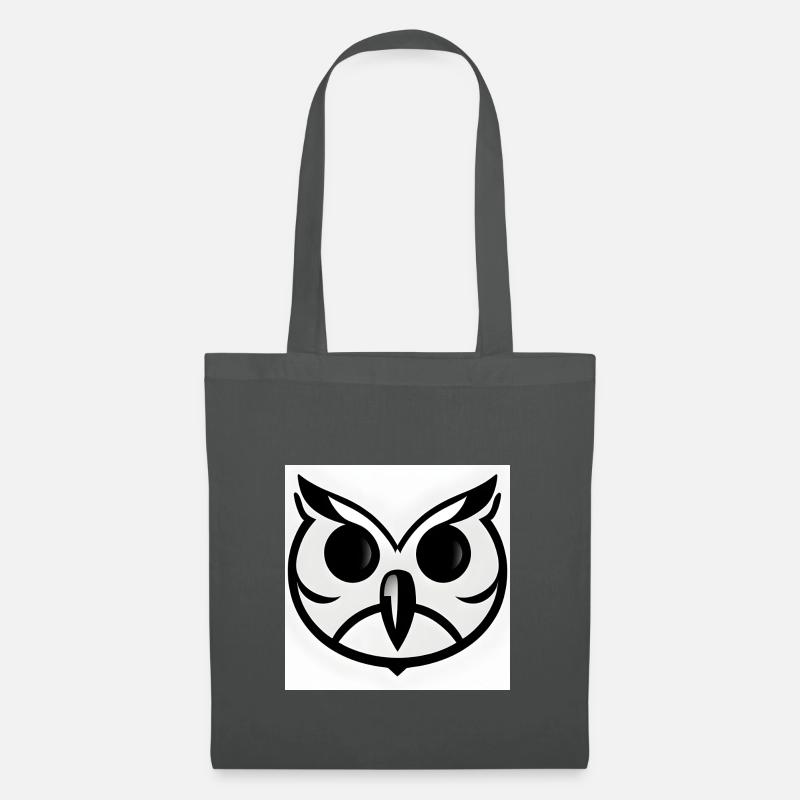 Owl, Heule, Front - Stoffbeutel - Graphite