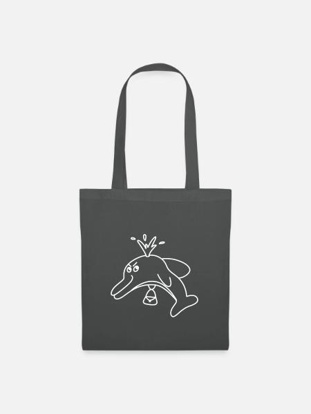 Anti-Zoo Eight White - Stoffbeutel - Graphite