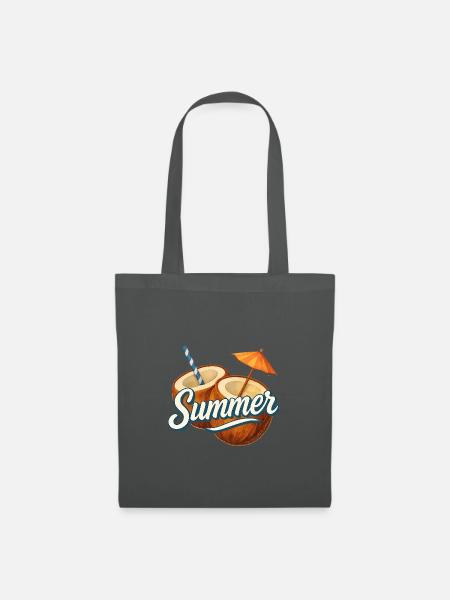 Summer Vibes - Stoffbeutel - Graphite