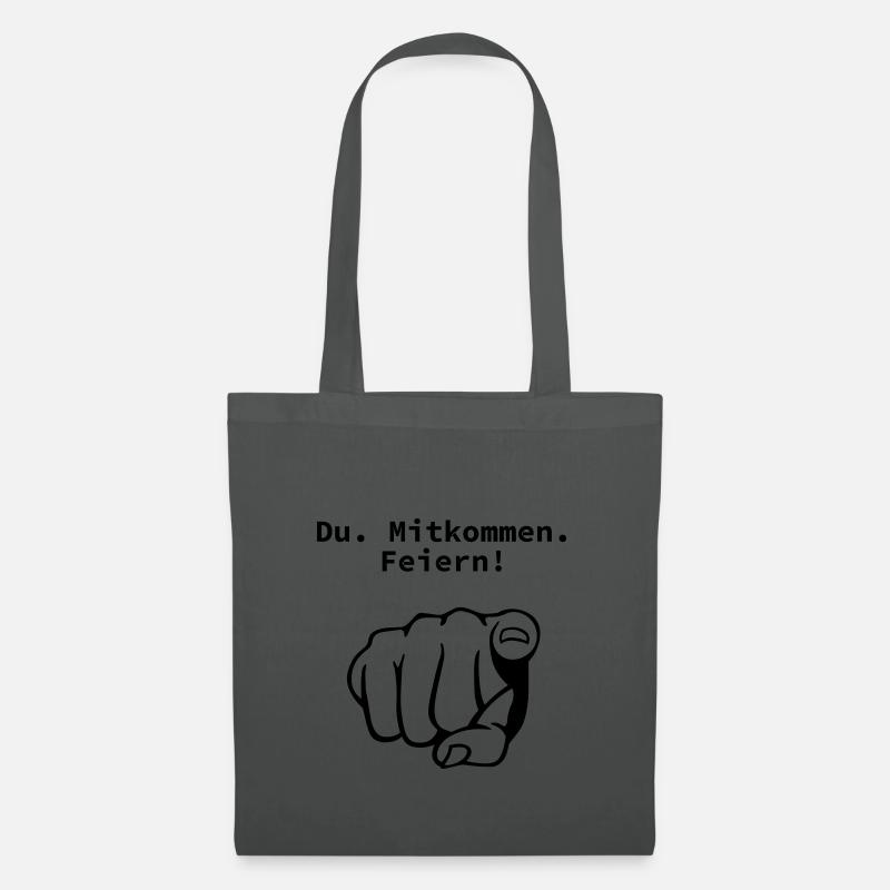 1feiern - Tote Bag - graphite grey