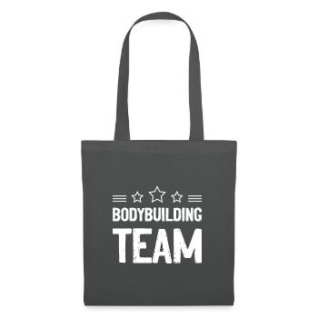 Équipe de musculation - Sac en tissu - gris graphite - Devant