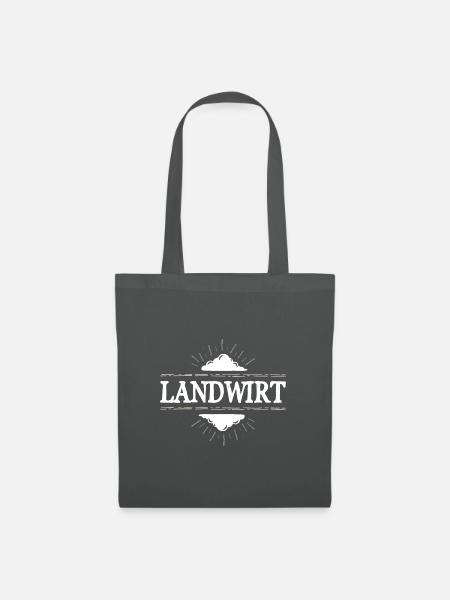 Landwirt Beruf - Stoffbeutel - Graphite