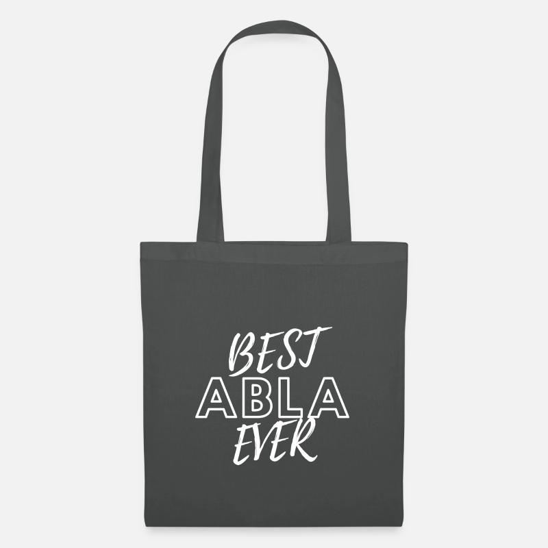 Türkce Hediyelik Esyalar Geschenkidee Abla - Stoffbeutel - Graphite