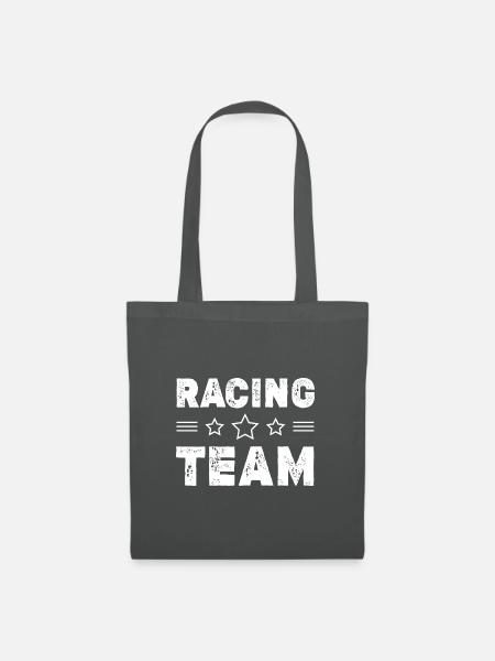 Racing Team - Stoffbeutel - Graphite